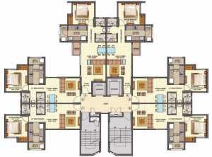 CentreParkFloorPlan1bhk