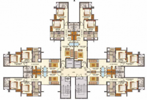 CentreParkFloorPlan2bhkU