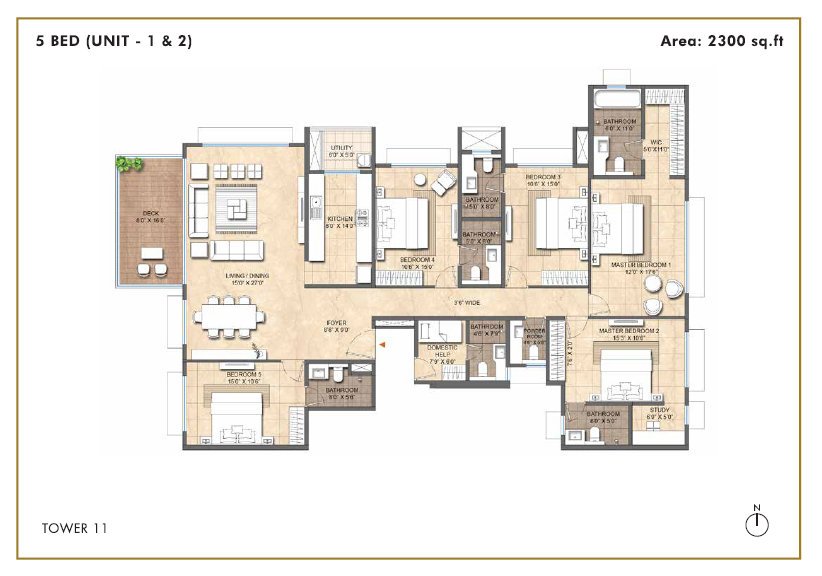 Bella vita 5bhk floor plan