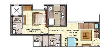 1Bhk Floor Plan, Palava