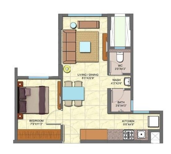 1BHK Layout