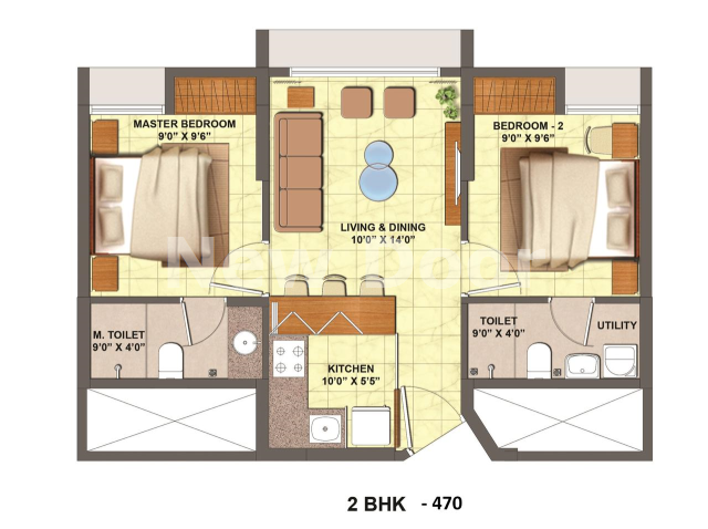 2BHK Layout